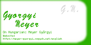 gyorgyi meyer business card