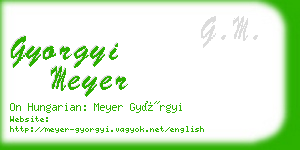 gyorgyi meyer business card